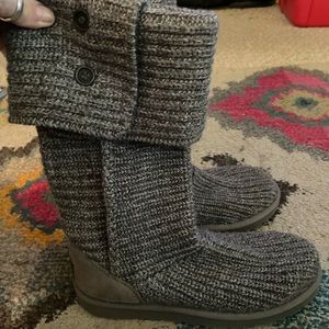 UGGS! The Cardy Tall/Short Grey Sweater